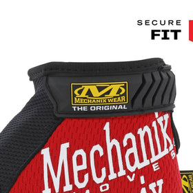 Padded heel cushions palm and reduces vibration.