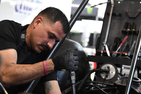 Mechanix Wear Specialty Grip Gloves anti-slip design enhances control in wet environments.