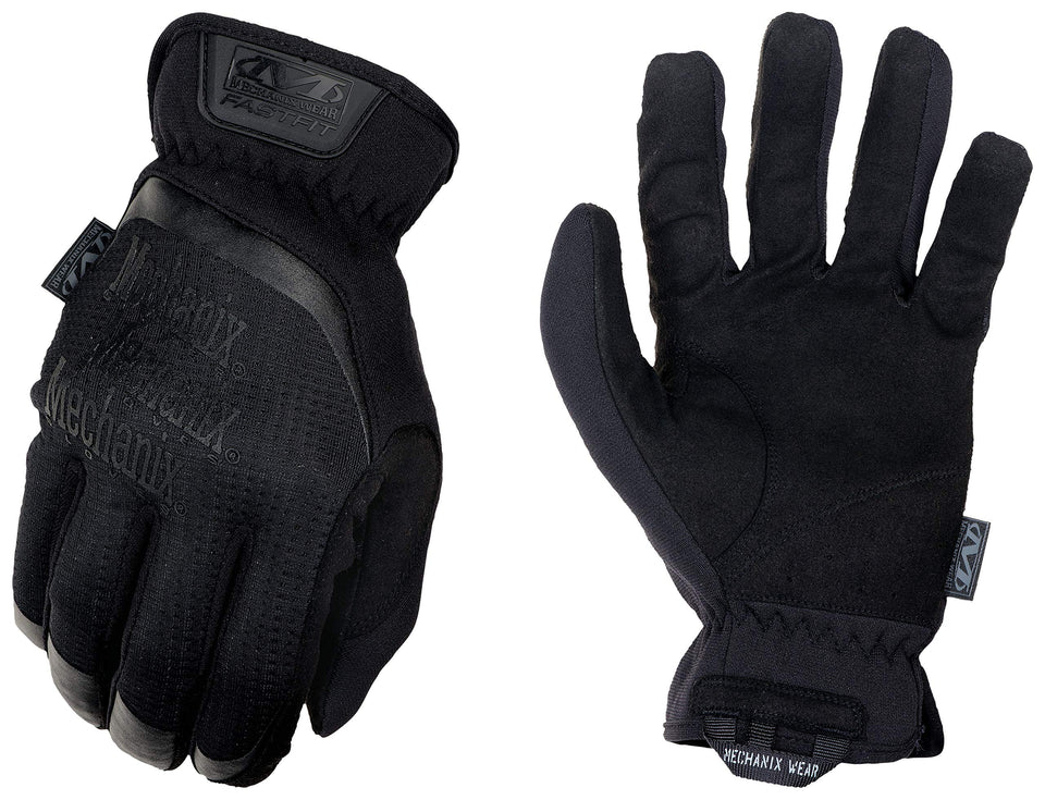 Mechanix Wear tactical gloves with elastic cuff and secure palm in action.