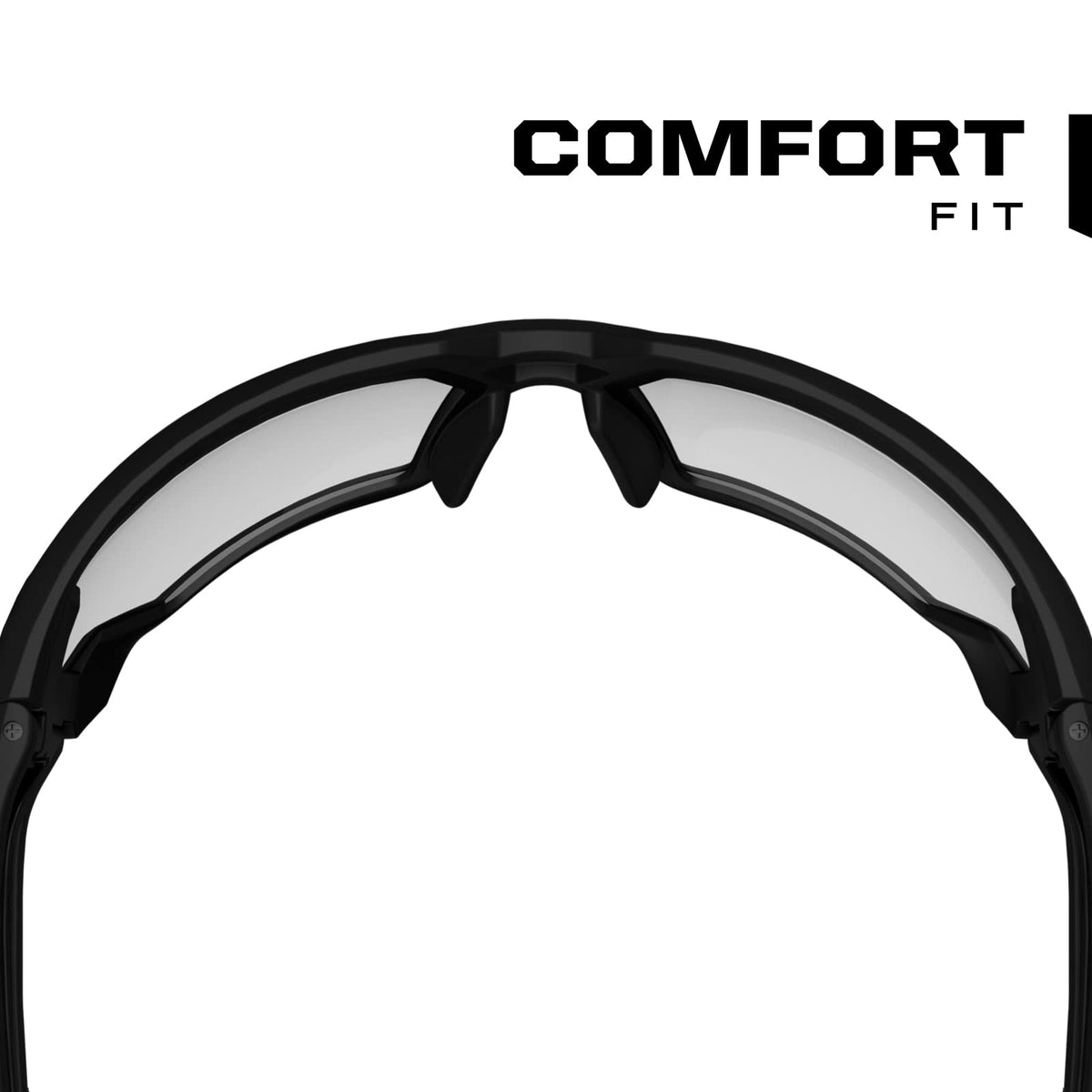 Mechanix Wear Type-X adjustable nose pads ensure a secure, comfortable fit.