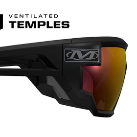 Mechanix Wear Vision Type-X secure-fit nose pads adapt to different faces.