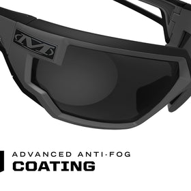 Mechanix Wear Vision Type-X wraparound design delivers unobstructed depth of view on rugged jobs.