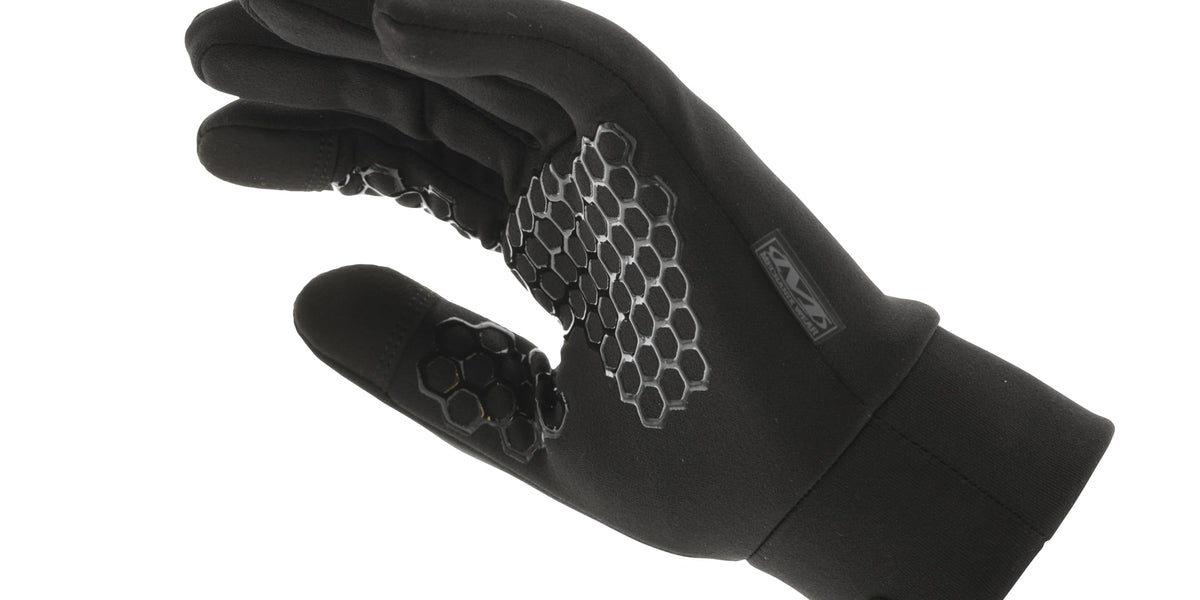 Mechanix Wear ColdWork gloves in covert black suit winter tasks discreetly