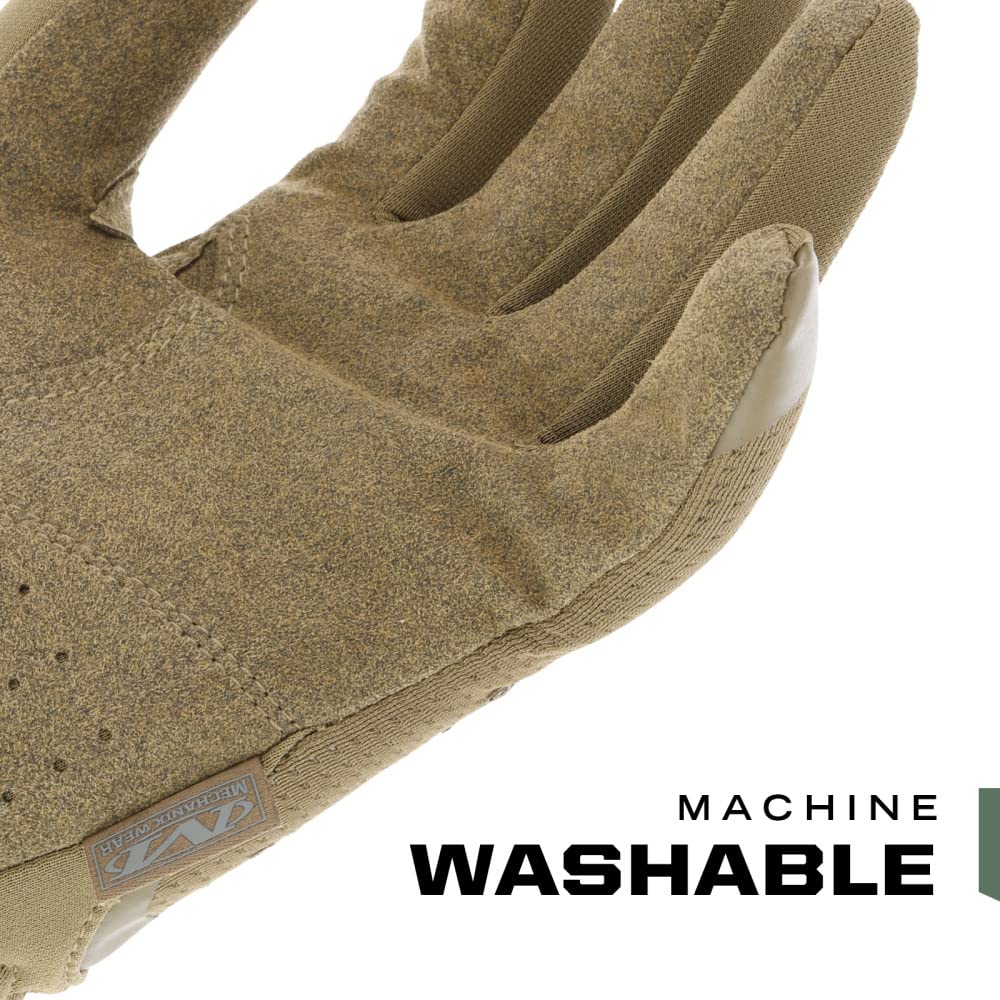 Carrier loops keep gloves ready for quick storage in the field.