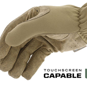 Mechanix Wear FastFit with elastic cuff provides secure fit for busy job sites.
