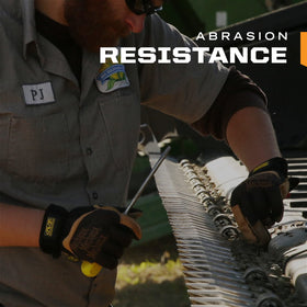 Mechanix Wear FastFit Leather Gloves Durahide palm delivers high abrasion resistance.