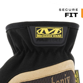 Mechanix Wear FastFit Leather Gloves TrekDry breathable fabric keeps fingers cool.