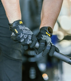 Mechanix Wear Original Gloves wrist closure close-up ensures snug, debris-free wear