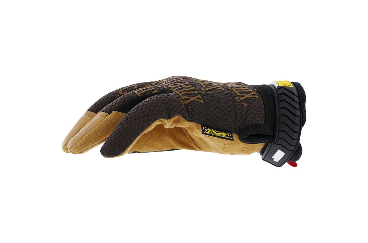 Mechanix Wear Original Leather Gloves double-stitching reinforcing durability in heavy use
