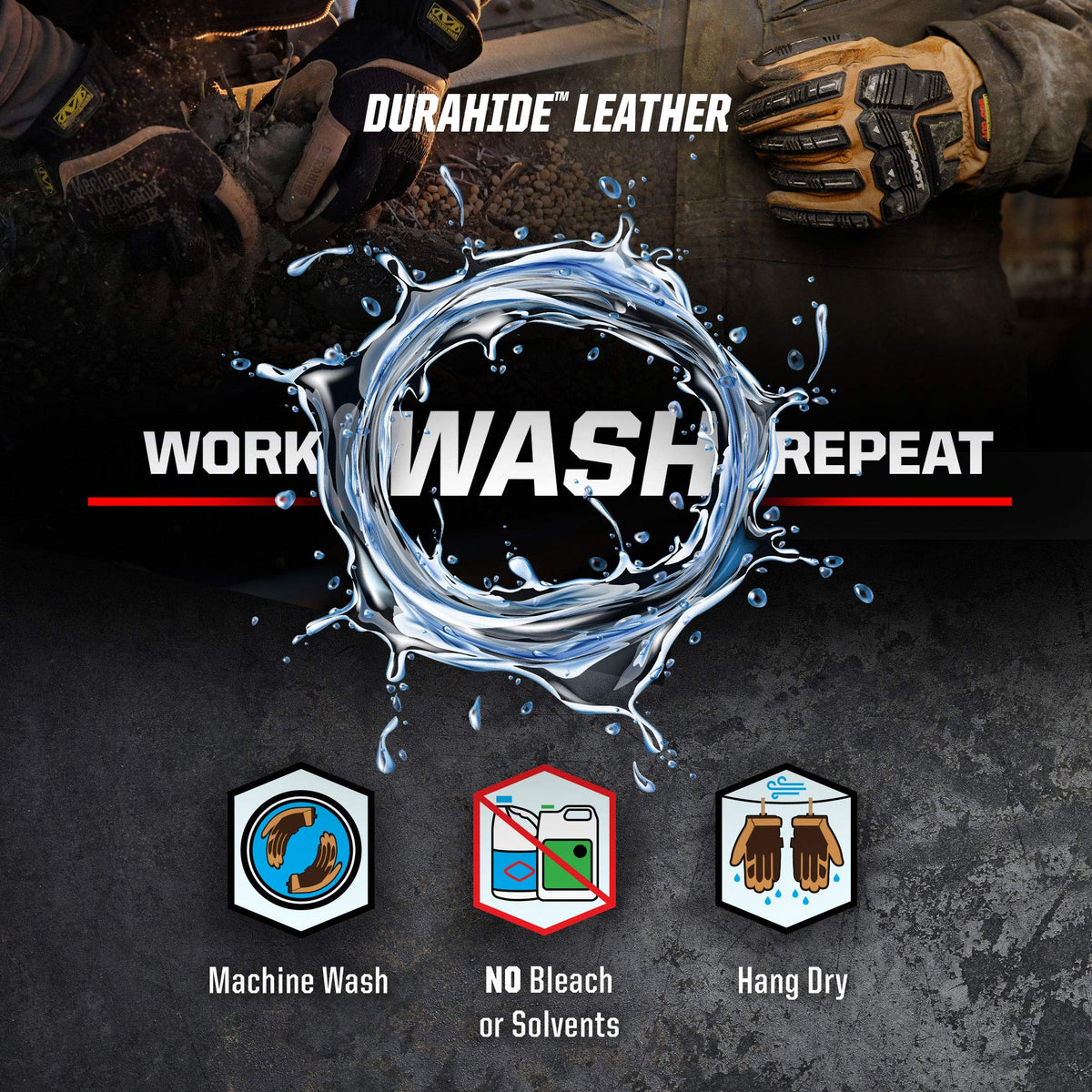 Mechanix Wear Original Leather Gloves pinched fingertip construction boosting fingertip control