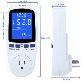 MECHEER watt meter plug two-pack provides value and convenience.