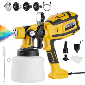 Mechloom 1000W paint sprayer front view for smooth home painting tasks