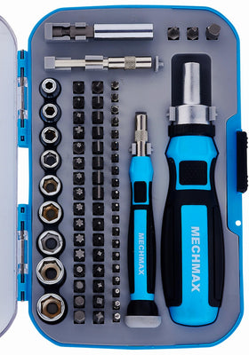 MECHMAX 68-piece screwdriver set overview for versatile home projects.