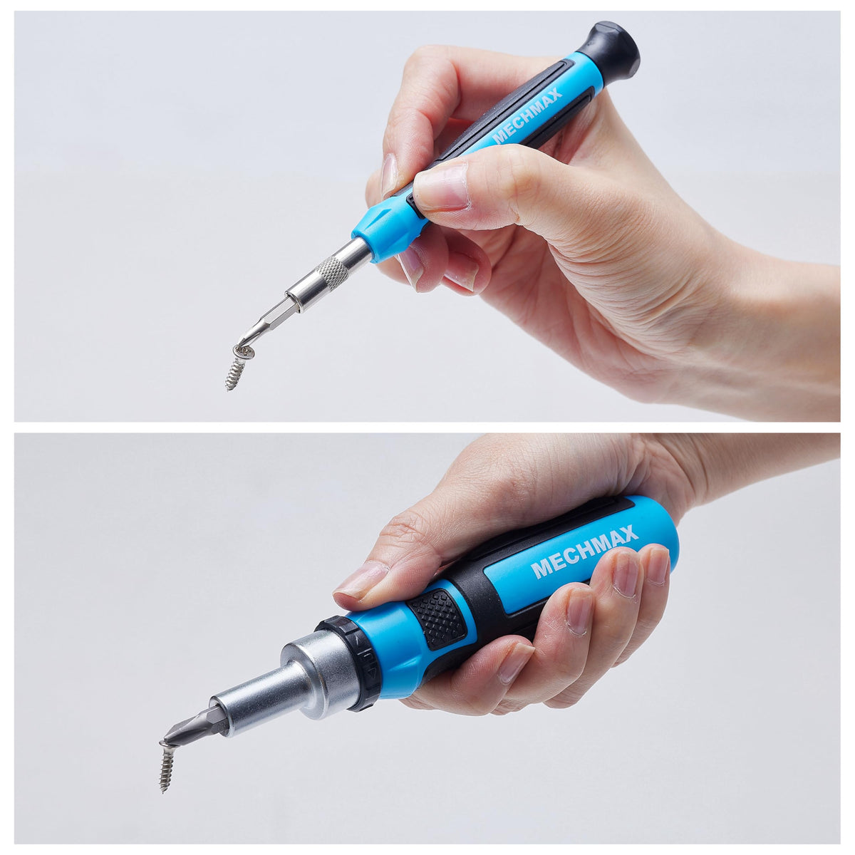 MECHMAX magnetic precision bits securely hold screws during delicate repairs.