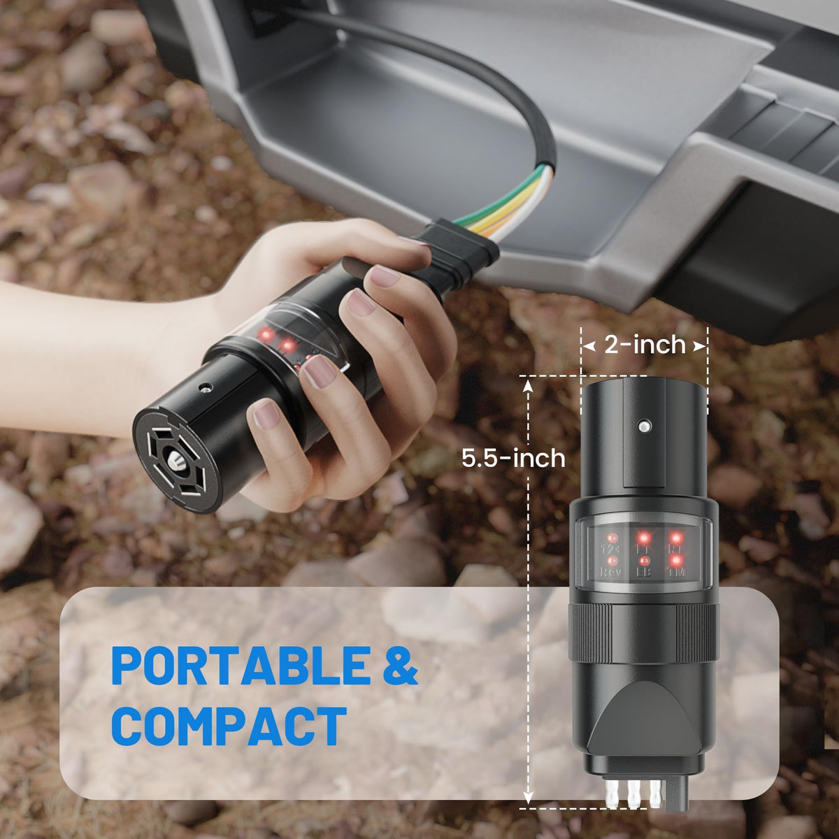 MECMO self-cleaning terminals resist corrosion for reliable readings.