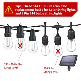 Meconard 1W-11W replacement bulbs with warm 2200K glow and energy savings.