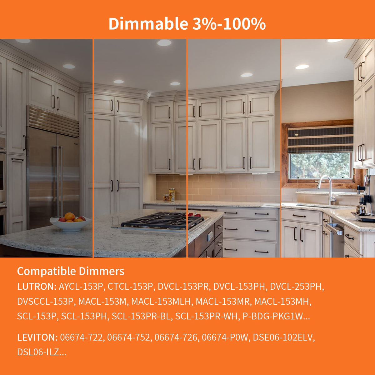 Meconard dimmable downlight supports smooth brightness adjustment