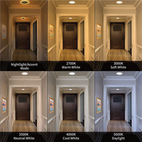 Meconard 750 lumens, 9W dimmable LED downlight for versatile lighting.