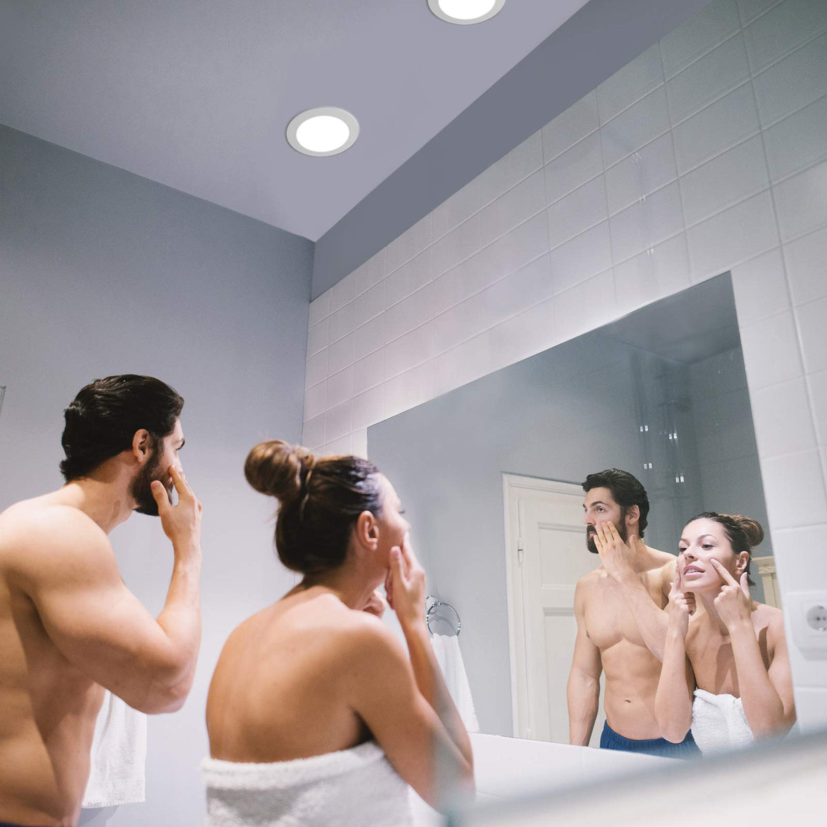 Meconard easy-install downlight simplifies installation with quick hole-cut and spring clips.