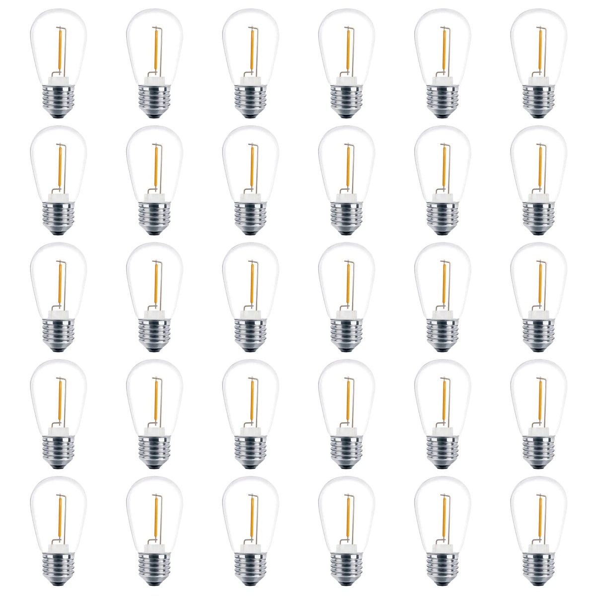 Meconard S14 Edison bulb 1W warm white for cozy indoor spaces