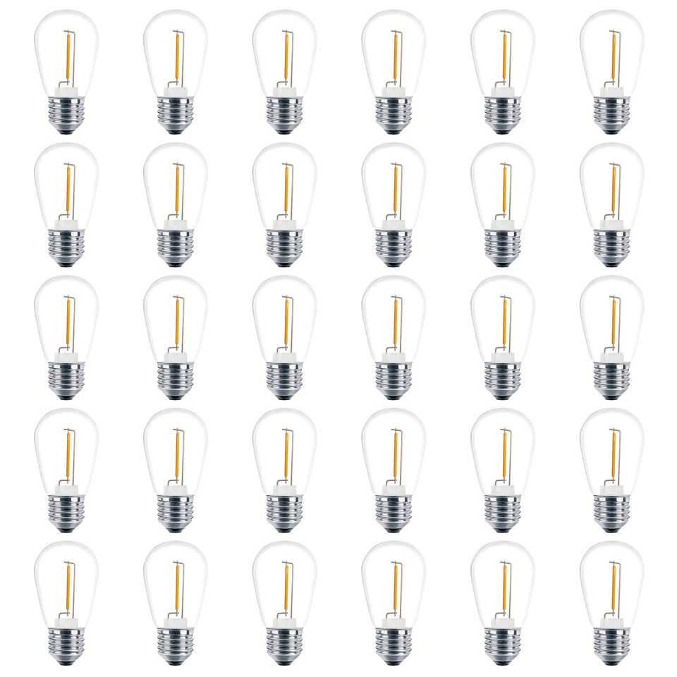 Meconard S14 Edison bulb 1W warm white for cozy indoor spaces