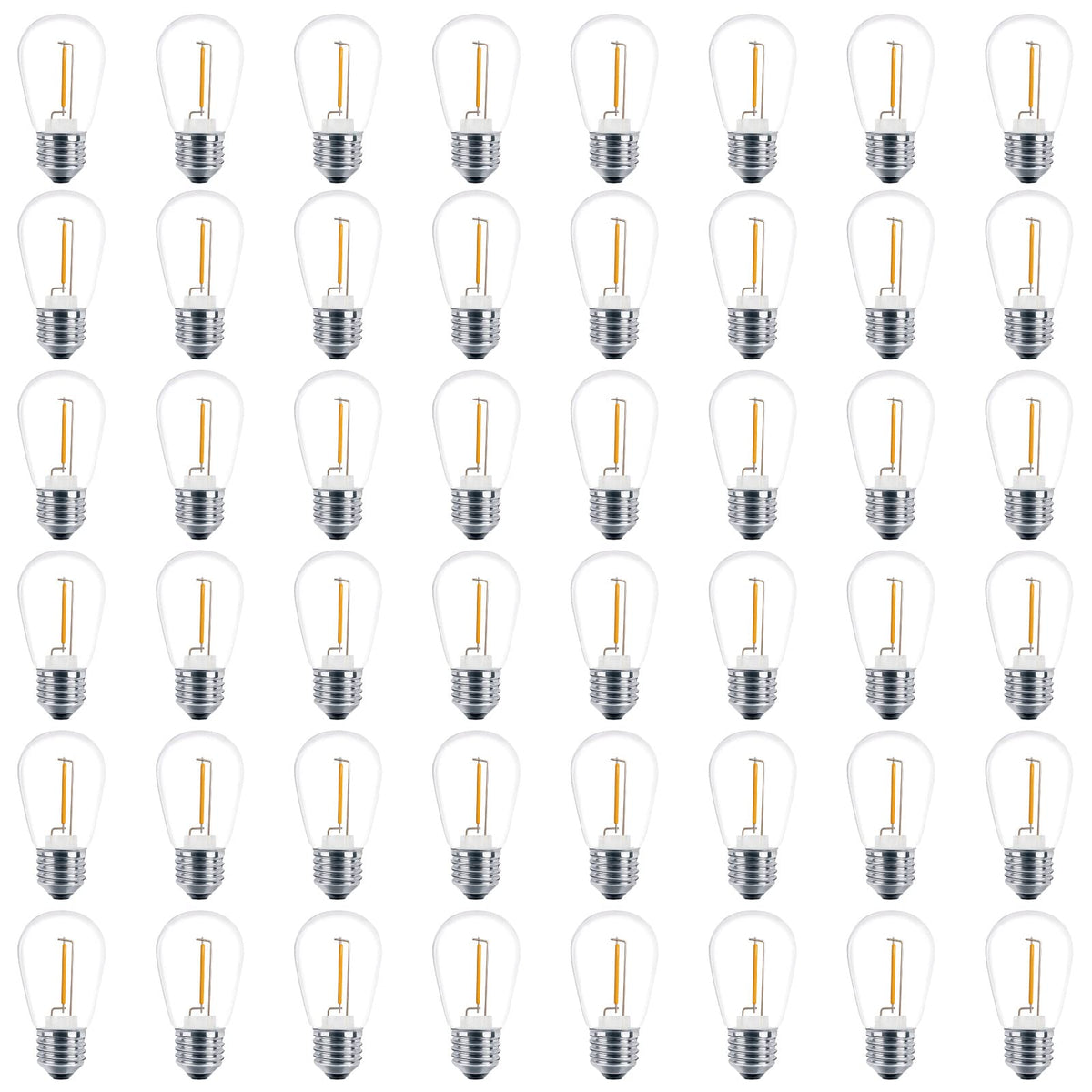 Meconard S14 LED bulb warm white 2200K for cozy outdoor lighting