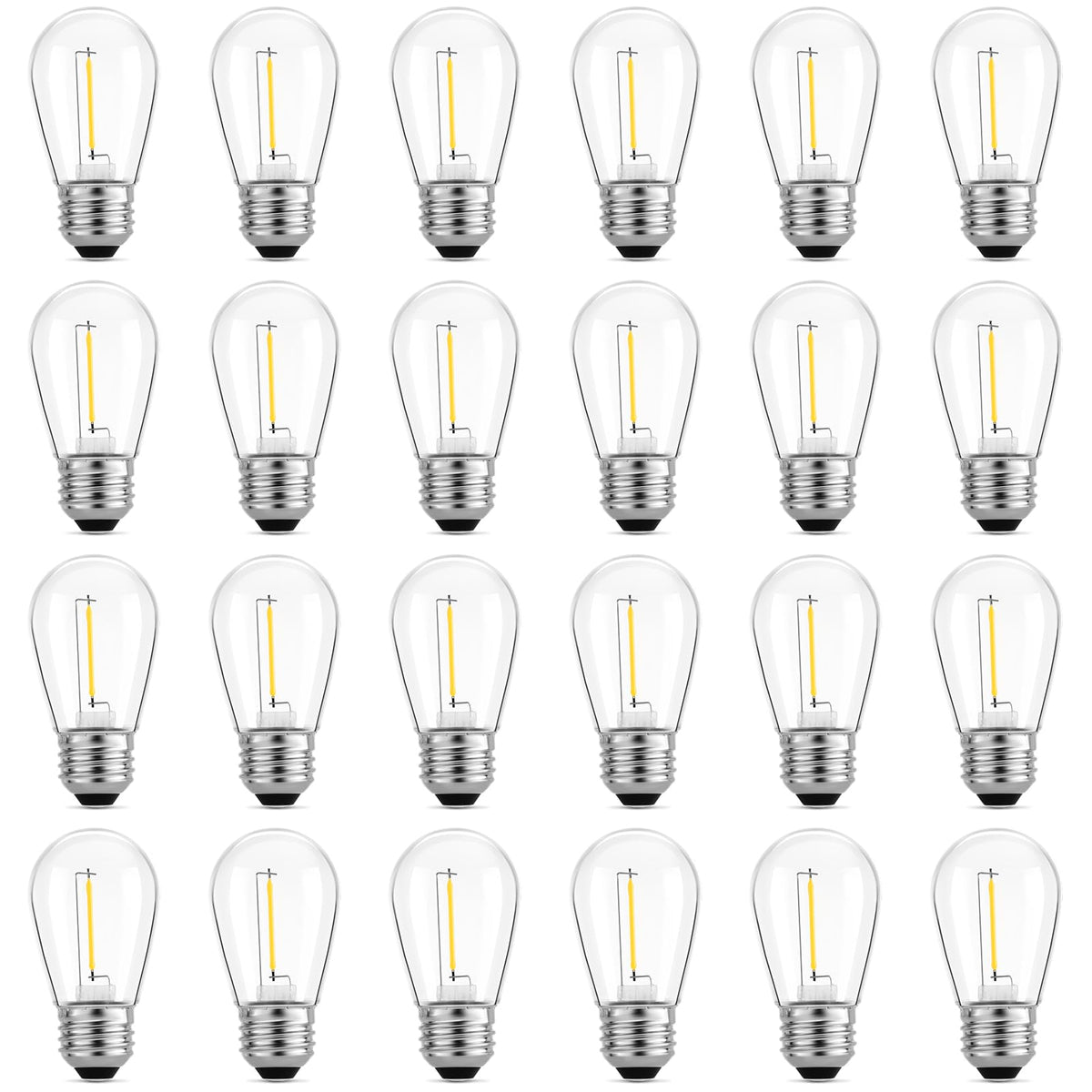 Meconard S14 LED bulbs in packaging ready for an easy outdoor upgrade