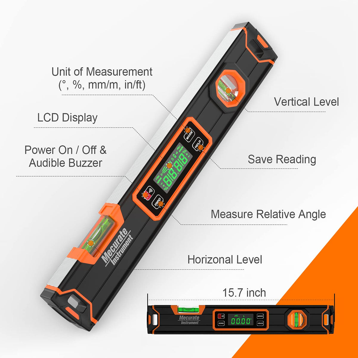 Mecurate 360° angle read enables versatile measurements on projects