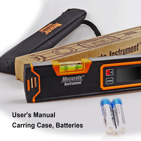 Mecurate level supports construction and carpentry tasks with precise readings
