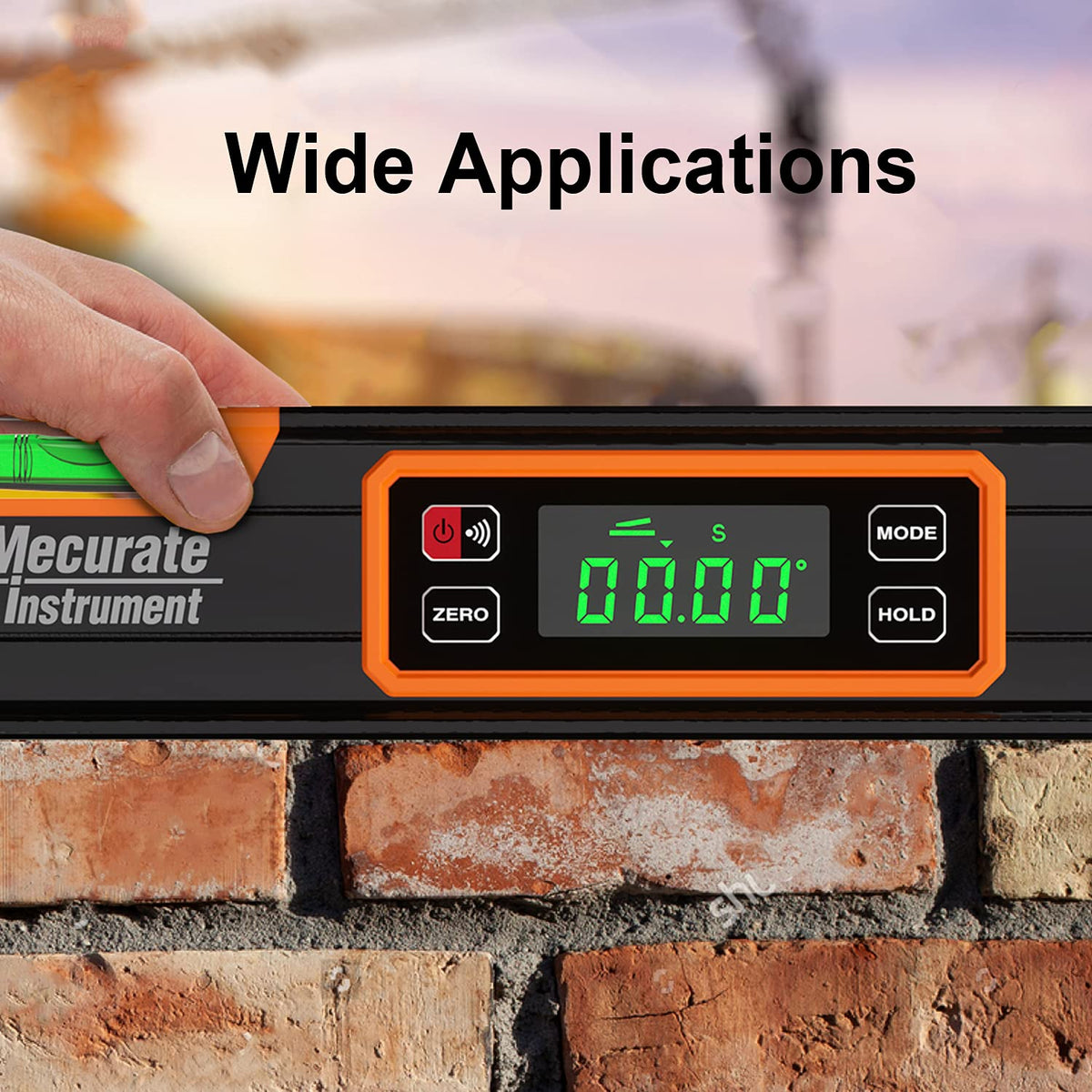 Mecurate level suited for ladder and rooftop tasks to enhance safety
