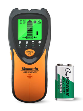 Mecurate stud finder wall scanner 5 in 1 display aids quick, accurate readings