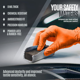 MED PRIDE nitrile gloves are touchscreen compatible for seamless device use