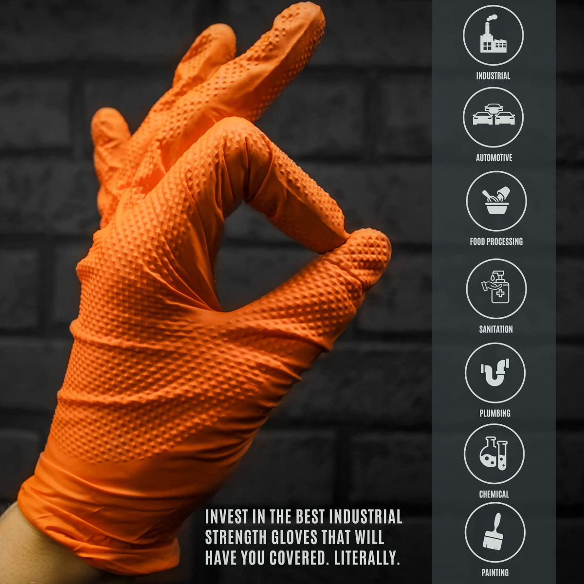MED PRIDE gloves available in five sizes from S to XXL
