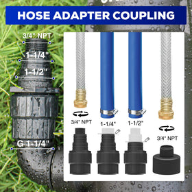 MEDAS sump pump with 10 ft cord extended reach for drainage tasks.