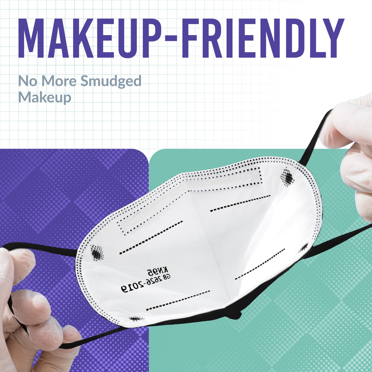 Medtecs individually wrapped KN95 masks maintain hygiene on the go.