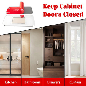 Meearoa child safety magnetic catch helps deter curious pets and kids.