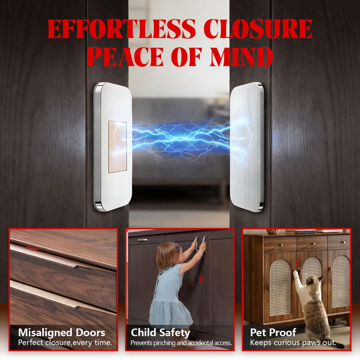 Meearoa nail-free adhesive option enables easy, mess-free mounting on smooth surfaces.