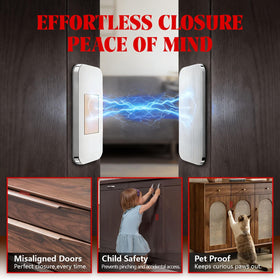 Meearoa nail-free adhesive option enables easy, mess-free mounting on smooth surfaces.