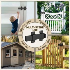 MEEMENG wooden fence-use latch fits barns, sheds, and courtyards