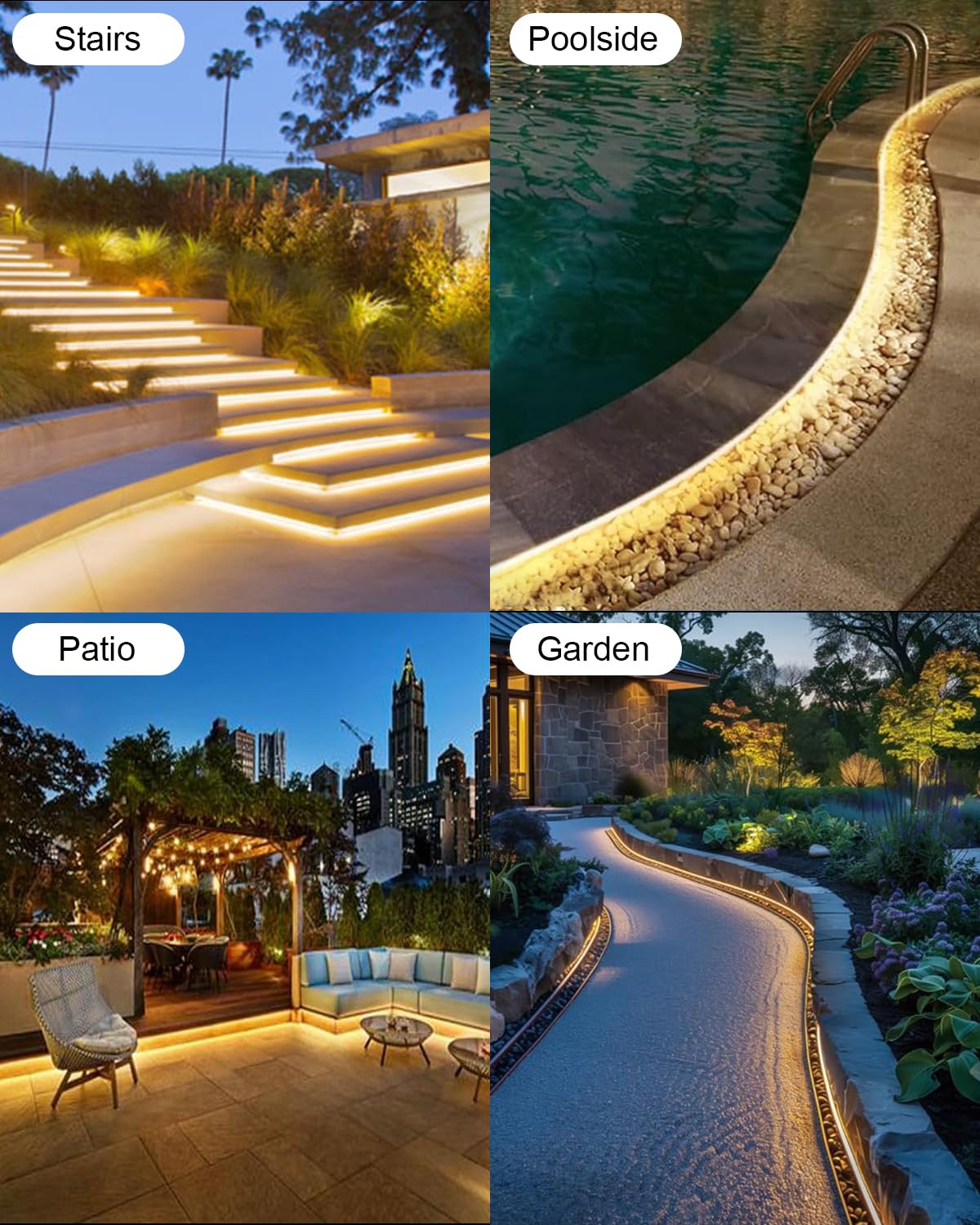 Meewata solar LED strip waterproof connector stays durable in any weather