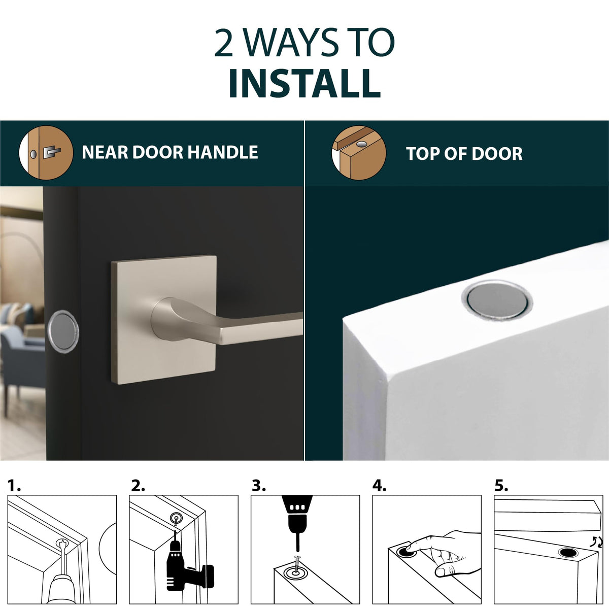 Mega Handles adjustable hold power latch adapts to different door conditions