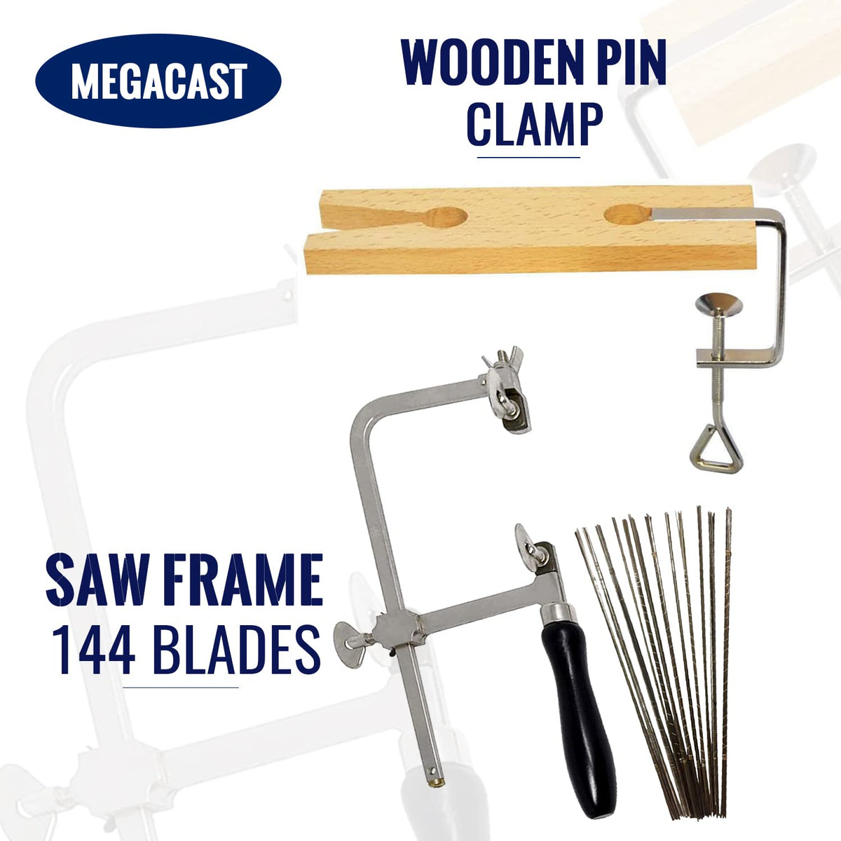 MegaCast 144 blades pack for varied project thicknesses.
