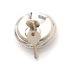MegaDeal padlock with waterproof chrome-plated body resists harsh environments