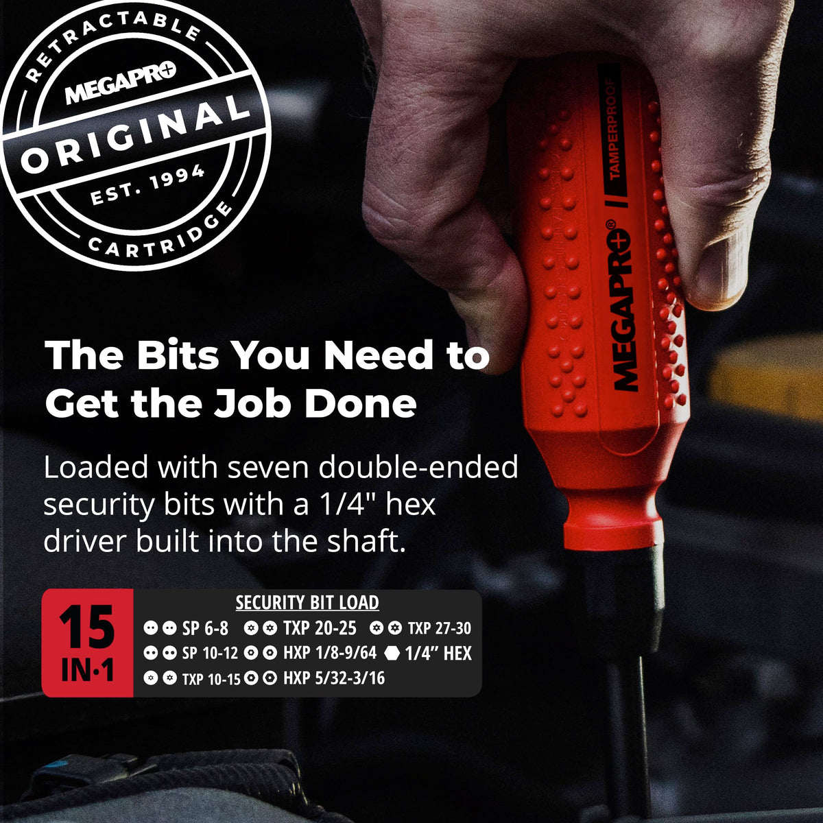 Ultra-Strong Handle provides solid control during tough tasks.