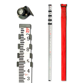 MEI SHUO PIN Grade Rod with 16 foot extensions for quick height measurements on site