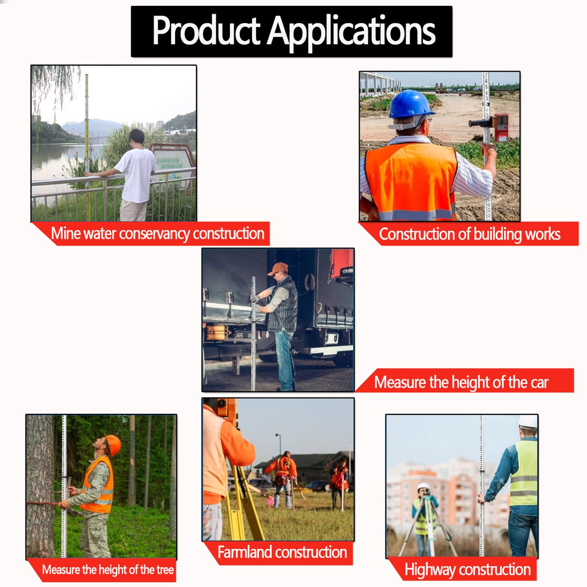 MEI SHUO PIN locking buttons ensure stable readings on uneven ground