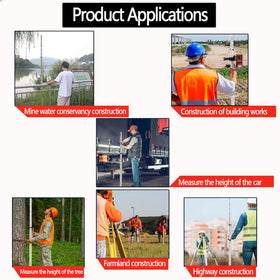 MEI SHUO PIN locking buttons ensure stable readings on uneven ground