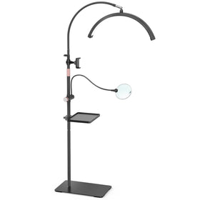 MEIAOELEC half-moon lash light provides shadow-free work illumination.