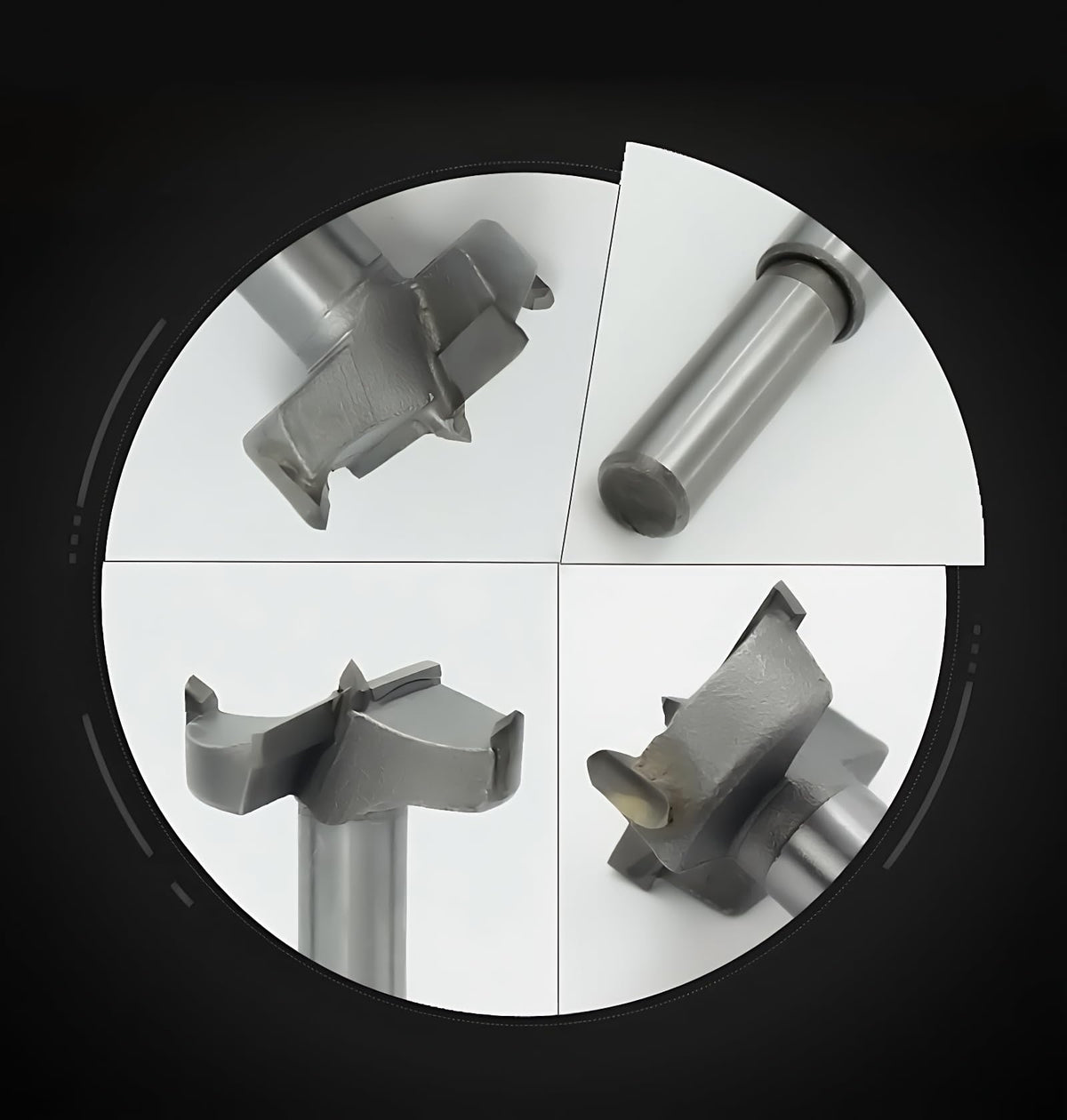 Meichoon Forstner bits range from 15 to 35 mm for various holes.