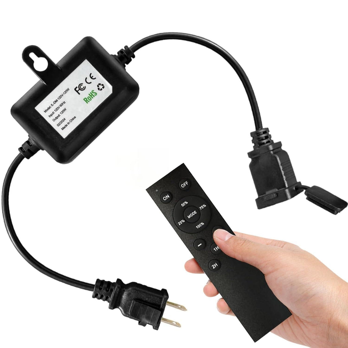 Meidaoduo 120W remote dimmer for outdoor setup enables flexible dimming